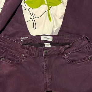 Sonoma women’s eggplant jeans